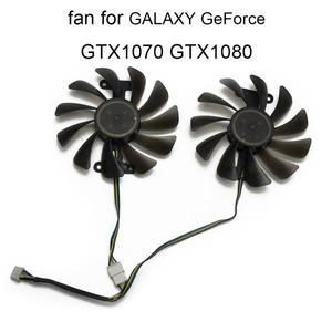 GTX1070Ti VGA 냉각 팬 GALAXY KFA2 GeForce GTX 1070 P104 용 12V 교체 그래픽 카드 2개 리뉴얼