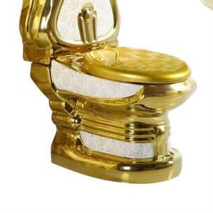 라포식  빈티지 세라믹 워시다운 투피스 변기 컬러 욕실 싱크대 골드 시트 골든 세트