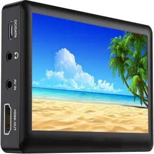 마이크로 SD USB 입력 RCA AV HDMI 출력을 갖춘 휴대용 디지털 비디오 오디오 레코더 플레이어