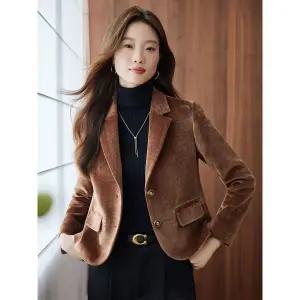 여자 정장 자켓 작은 코트 가을 겨울 캐주얼 상의 원픽4