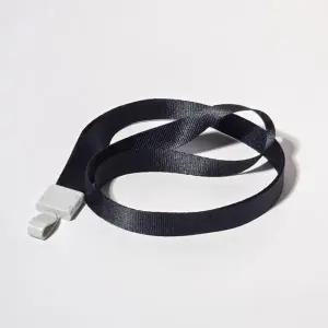 명찰 목걸이줄 고리형 끈 블랙 (WFK90WH)