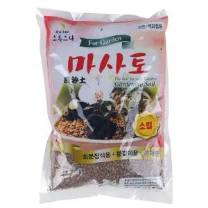 초록스타 마사토 1.2L 소립 마사토 흙 모래 장식 분갈이 분재 화강암 소립