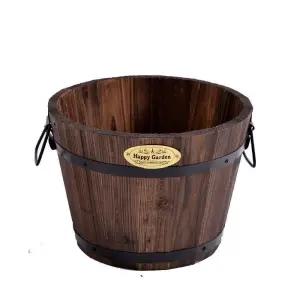 원목 화분 빈티지 목재 정원 방부목 중간 플랜트박스 가드닝