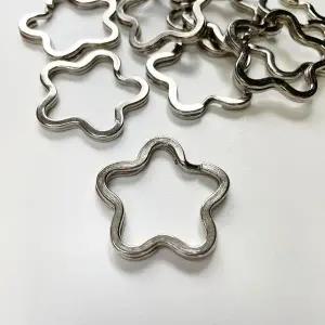 별모양 열쇠고리 링 50p WCFEDBD