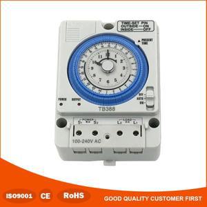 기계식 타이머 시간 제어 스위치 TB35 AC100V-240V AC DC 12V 24V 36V 48V 24시간 15분