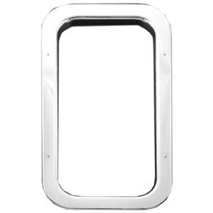 피터빌트 389 글라이더 연도 2016 크롬 인테리어 직사각형 창문 고무 개스킷 커버의 기술적 정밀도 교체