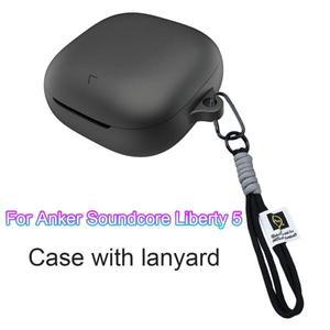 Anker SounDCore Liberty 5 케이스 실리콘 이어폰 보호용 커버(끈 포함)