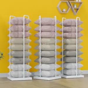 방석 수납 선반 진열대 랙 매장 쿠션 거치대 베개 디스플레이
