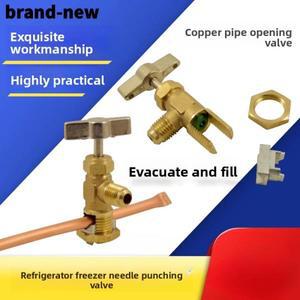 구리 튜브 니들 밸브 불소 공정 배큠 재수화 수리 도구 냉장고 냉매 충전
