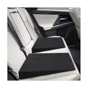 YTFRL 2 PCS 오토 시트 웨지 레벨링 쿠션, 트럭 운전사 하이라이팅 패드 부스터, 앵글 디자인 카시트 사무용 의자 쿠션으로 좌골반증 효과가 있습니다