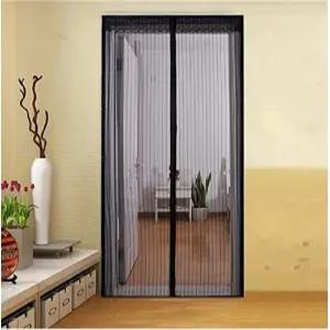 신뢰할 수 있는 산업용 마그네틱 메시 스크린 도어 커튼으로 벌레가 들어오지 않도록 전면 뒷면과 슬라이딩