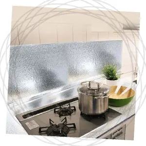 주방 알루미늄 호일 시트지 가스레인지 벽면 기름때방지 방수 내열 싱크대 보호필름
