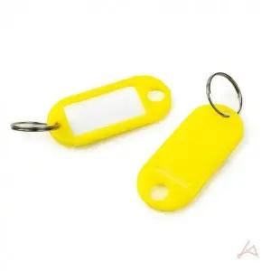 네임텍 컬러 키홀더 이름표 고리 50p WFGLCMD