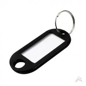 네임택 키홀더 열쇠 고리 50개 블랙 WFGLCME