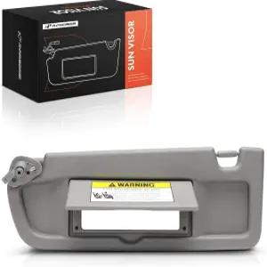 A-프리미엄 드라이버 왼쪽 사이드 선바이저 혼다 시빅 2006 2007 2008과 호환 - 베니티 미러 다크 그레이