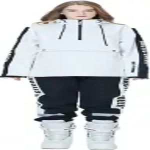 호티안 보드복세트 남녀공용 스노보드복 방수 방풍 보온성 좋은 겨울 스포츠웨어 커플 스키복 상하의 세트