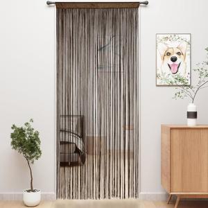YIIBAII 문 끈 커튼 프린지 창문 장식 거실 칸막이(39