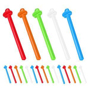 20개 조류 휴식대 플라스틱 앵무새 케이지용 버디 피치 카나리아 스틱 클라이밍 그립 홀더