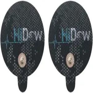 하이다우 텐스 유닛 교체용 스팀 패드 대형 원형 전극 하이다우와 호환되는 프리미엄 품질 IQ 마사지기