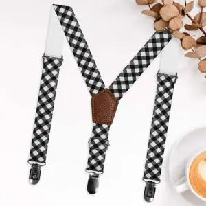 학예회 멜빵 학교 유치원 장기자랑 서스펜더 블랙체크 주니어멜빵 아동멜빵 유아멜빵 패션멜빵 키즈멜빵