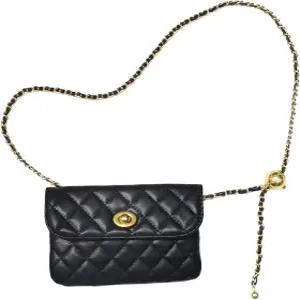 여성용 라르스원 체인 벨트 가방 합성 가죽 지갑 미니 고스 패니 팩