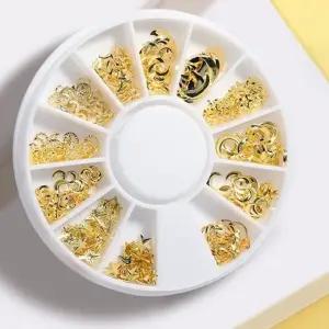 네일아트 파츠스톤 세트 큐빅 장식 재료 데코 12종 (WFK9FE3)