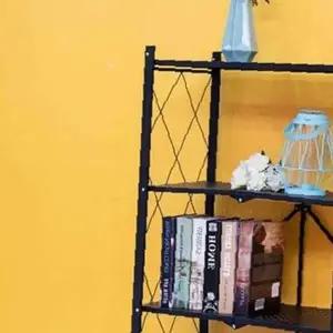 쌍문상회 접이식 선반 진열대 책장 폴딩 수납 4단