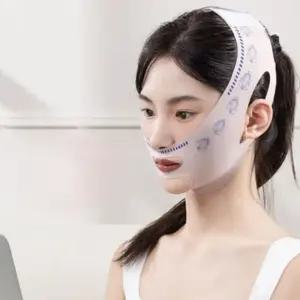 얼굴 브이라인 턱 땡 턱선 수면 주름 마사지 밴드 (WFK93H9)