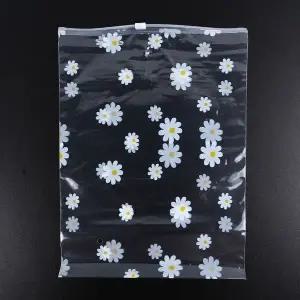 고품질 지퍼백 플라워 투명 지퍼백 22x30 간식보관 여행용지퍼백 (WFK9H7N)