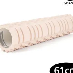 L38 마사지 폼롤러 61cm 아이보리크림 폼롤러 요가롤