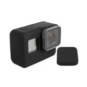 고프로 히어로 7 6 5 실리콘 케이스 블랙 앞캡 충격보호 스크래치 방지 (WFKAD29)