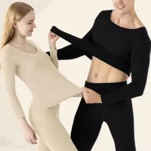 여성 이너웨어 내복세트 심리스 웜업 세트 남성 내복 (WFK9Z72)