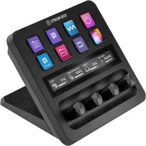 Elgato Stream Deck + 오디오 믹서 프로덕션 콘솔 및 스튜디오 컨트롤러