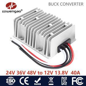 SZWENGAO 24V 36V 48V 12V 13 8V 전력 변환기 30A 40A 스텝 다운 모듈 입력 전압 18 60V 스위칭 전원 공급 장치