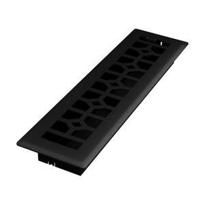 임페리얼 RG3473 템플러 장식 바닥 레지스터, 2.25 x 12 인치, 블랙 아이언,