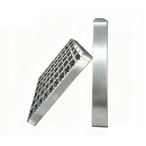 NATotela 2팩 12인치 톱니형 아연 도금 강철 진입로 배수구-B125 미끄럼 방지 금속 배수구 콘크리트 배수구, 차고, 하수구, 주방(12x11.8인치)