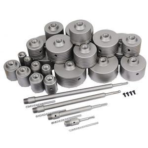 라보식 30-160mm SDS 플러스 해머 드릴 벽 구멍 톱 비트 세트 원형 샤프트가 커터  콘크리트 시멘트 스톤