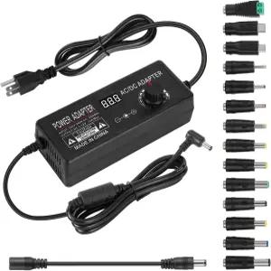 범용 전원 공급 조절 가능 3V~12V 12A 144W 가변 스위칭 어댑터 3V 4V 5V 6V 7V 8V 9V 10V 11V 12V LED