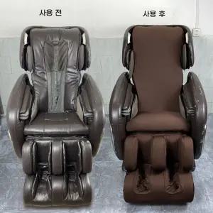 안마의자 천갈이 바디프랜드 커버 블랙 가죽교체