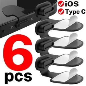 USB마개 포트 보호캡 62개 충전 방진 콘센트 아이폰 17 16 프로맥스 삼성 USB -C 보호기 분실 방지 먼지 캡