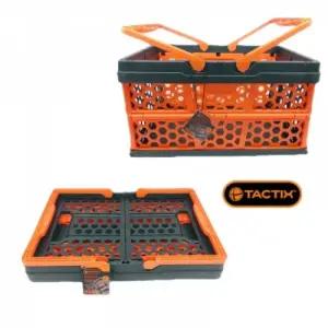 TACTIX 383MM 핸들형 다용도 접이식 수납박스