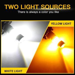 쉐보레 캡티바 2012 214 LED 자동차 전면 안개등 전구 DRL 램프 2504 PSX24W 12276 악세사리 2개