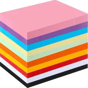 Harloon 500매 건설용 종이 벌크 헤비급 A4 사이즈 두꺼운 카드 재고를 DIY 공예 용품을 위해 학교로
