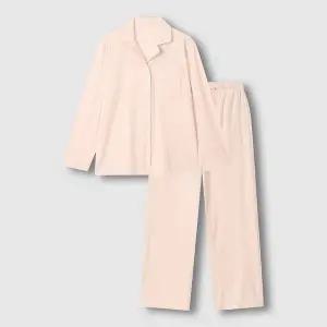 JAJU 여 밍크 플리스 파자마 세트 J215401007064