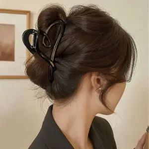 [셀러에이드]빅사이즈 하트 헤어핀 올림머리 집게핀 스타일링 헤어장식