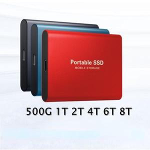 SSD 고속 모바일 솔리드 스테이트 드라이브 16TB 8TB USB3.1 포터블 하드