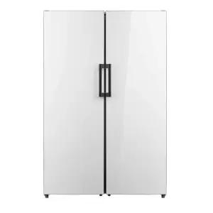 [하이마트] 마이디어 글라스 1도어 냉장＋냉동 세트 MDRU385FEG21H＋MDRD502FGO21H [634L]