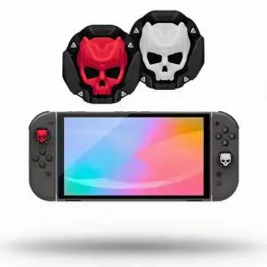 닌텐도 스위치용 조이스틱 캡 2 조이콘 u2013 2팩 프리미엄 실리콘 엄지 그립 미끄럼 방지 컨트롤러 커버