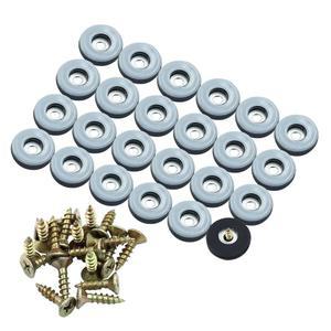 의자 글라이더, 헤비 듀티 PTFE(테플론) 다리 슬라이드, 재사용 가능한 가구 이동 패드 보호대, 카펫, 타일 및 원목 바닥용 Waziaqoc 20팩 1인치 나사