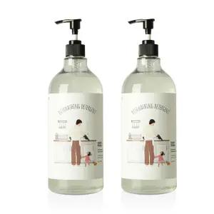 샤인메이커스 젖병세정제 과일 야채세척 주방세제(무향) 1L x 2개